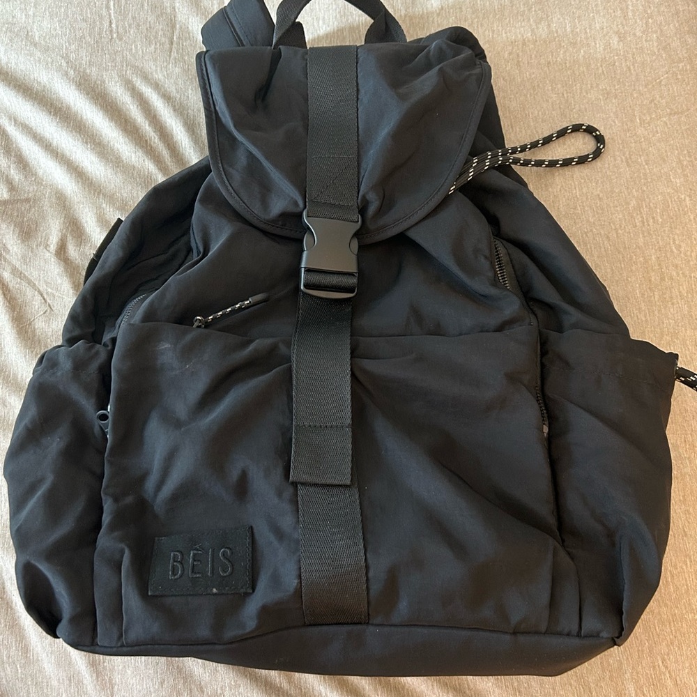 BEIS Black Backpack